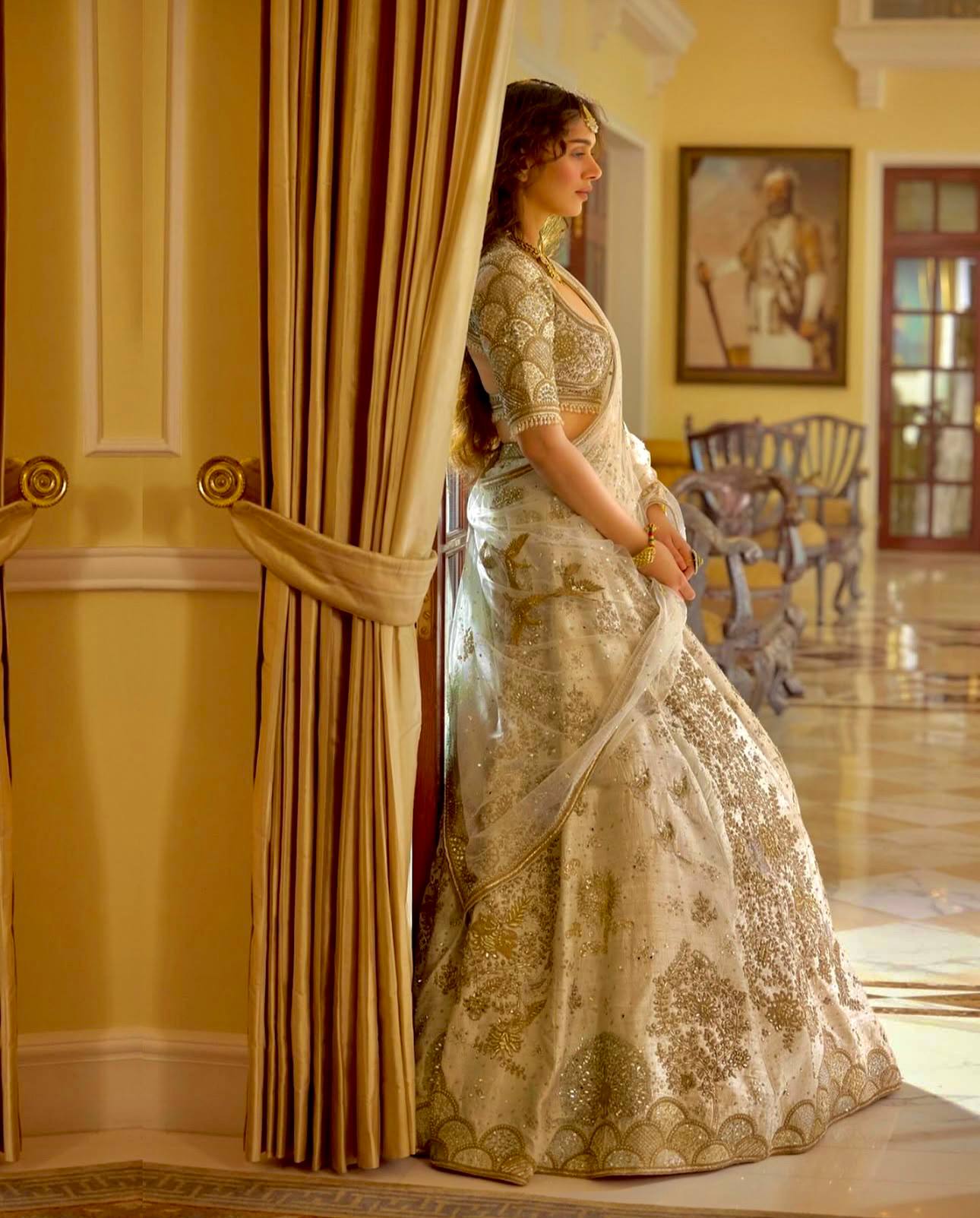 Heavy Slub Silk Lehenga Choli with Sequins, Dori & Zari Work | Party Wear & Wedding Outfit
